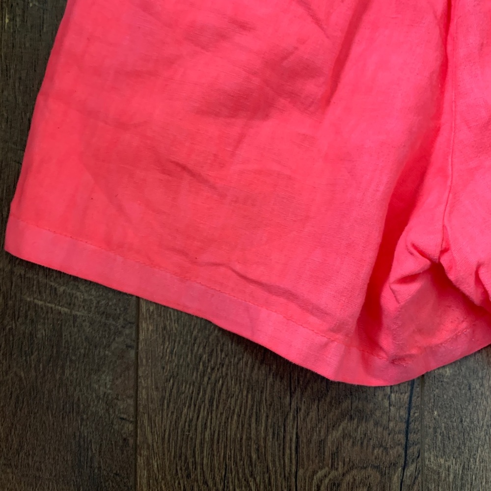 Lilly Pulitzer Hot Pink Linen Drawstring Shorts S - Picture 6 of 8